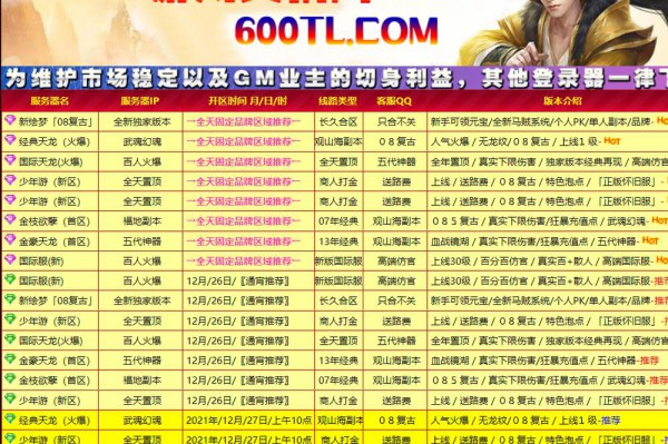 天龙私服起源发展与争议：未授权天龙八部私服玩法详解